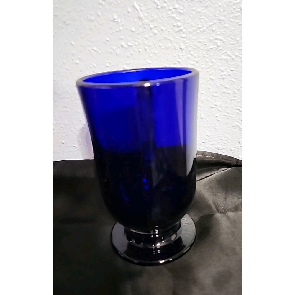 anchor hocking blue glasses Set Of 5 - Picture 4 of 5